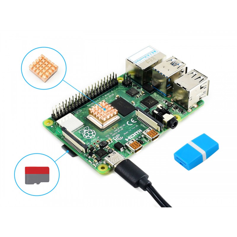 Raspberry Pi 4 Model B Starter - Pi 4 Case 评论和价格