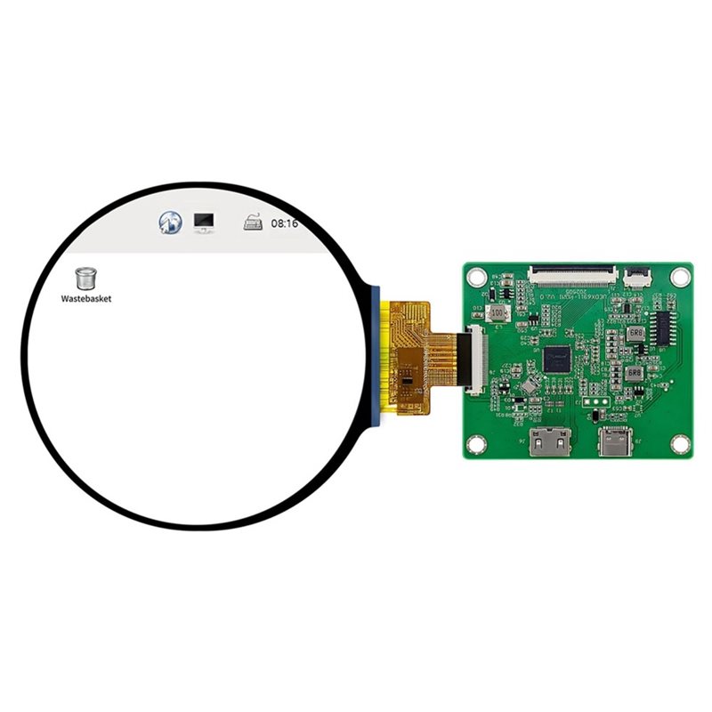 DSI TFT LCD Round Display With - Raspberry Pi 5 评论和价格